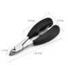 Generic Premium Stainless Steel Nail Clippers Black view 3