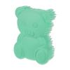 VOCOSTE Soft Silicone Body Scrubber, Sensory Brushes, Silicone Loofah, Pet Shower Brush, Bath Brush, Deep Green view 1