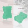 VOCOSTE Soft Silicone Body Scrubber, Sensory Brushes, Silicone Loofah, Pet Shower Brush, Bath Brush, Deep Green view 2