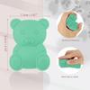 VOCOSTE Soft Silicone Body Scrubber, Sensory Brushes, Silicone Loofah, Pet Shower Brush, Bath Brush, Deep Green view 3