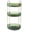 360 Rotating Multi-Layer Makeup and Perfume Organizer Three layers Green view 1