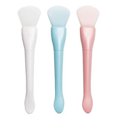 3 Pcs Multicolor Soft Silicone Face Mask Brush Applicator for Facials, Double-Ended Lip Mask Applicator Mask Applicator Tool,Lip Brush Skincare Applicator Makeup Brushes and Tools