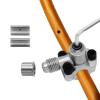 Gralara Line Piercing Valve Kit,Piercing Valve Line Tap Valve Kit Bpv-31,Repair Easy to Use Replace Parts Refrigerator Tap Valve Set view 4