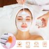 20 Pieces Fan Brushes Facial Applicator Brush Soft Makeup Mask Acid Applicator Brush Esthetician Cosmetic Brush for Mud Cream, Makeup Peel (White and Yellow) view 3