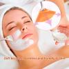20 Pieces Fan Brushes Facial Applicator Brush Soft Makeup Mask Acid Applicator Brush Esthetician Cosmetic Brush for Mud Cream, Makeup Peel (White and Yellow) view 4