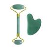 DNSBOND Face Roller Gua Sha Gouache Scraper Natural Amethyst Rose Jade Stones Roller and Guasha Set Facial Lift Skin Care Tools, Type 11 view 1