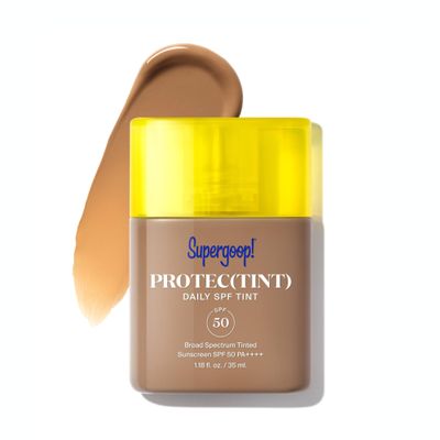 Supergoop! Protec(tint) Daily Skin Tint SPF 50 - 34C - Light, Buildable Coverage for Immediately Smooth, Even-Looking Skin - Natural Finish