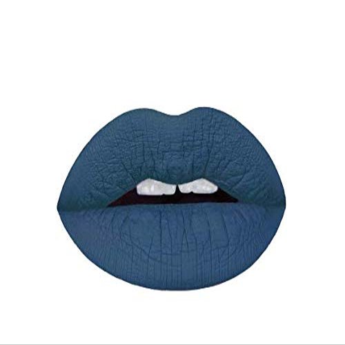 Aromi Dark Blue Matte Liquid Lipstick | Navy Lip Color, Vegan & Cruelty-free, Long-Lasting, Waterproof, Smudge Proof, Handmade (Blueberry Pie)