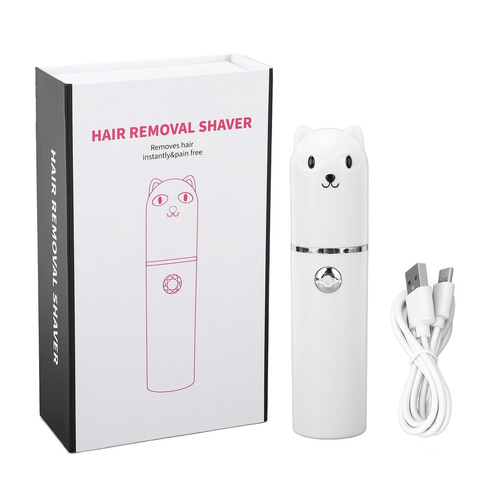 Mini Beard Trimmer, USB Charging Electric Pocket Beard Clipper Gentle Portable Beard Grooming Machine Hair Trimmer