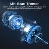 Mini Beard Trimmer, USB Charging Electric Pocket Beard Clipper Gentle Portable Beard Grooming Machine Hair Trimmer view 3