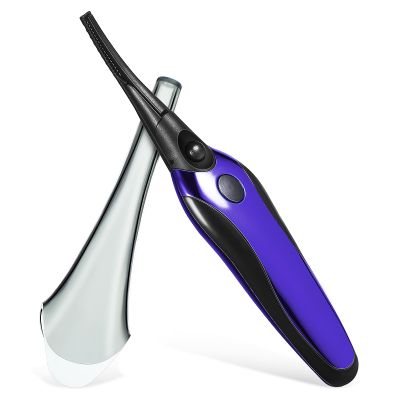Baluue Heated Eyelash Curler, 2 in 1 Electric Eyelash Curler, Eye Lash Curler Heat, 3 Temperature Modes Electric Eyelash Tool, Mini USB Natural Curling Beauty Tools