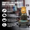 Gentleman Jon Complete Shaving Brush Kit  Old Fashion Shaving Kit for Men, Includes Shave Brush, Bowl, Soap & Stand, Vintage Wet Shave Mug, Barber-Style 4-Piece Gift Set, Men's Barber Accessories view 2