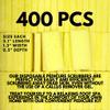 Yellow Mini Pumice Stone for Feet 400 Pcs, Professional Pedicure Tools Foot Scrubber Salon Disposable Pumice Stone Bulk Pumice Stone for Feet Corn Callus Remover view 2
