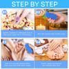 Yellow Mini Pumice Stone for Feet 400 Pcs, Professional Pedicure Tools Foot Scrubber Salon Disposable Pumice Stone Bulk Pumice Stone for Feet Corn Callus Remover view 3