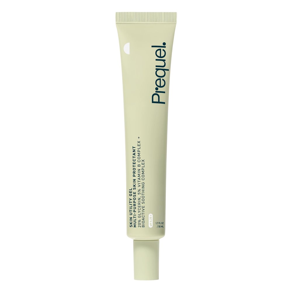 Prequel Skin Utility Gel, Moisturizing Protectant. Lightweight Multi-Purpose Face and Body Cream for Dry Skin, Hand Cream for Cracked Hands. Soothing Barrier Support with 20% Glycerin