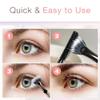 3Pcs Folding Angle Scalloped Lash Brush, Multifunctional Fan Shaped Lashes Wand, New Angled Eyelash Brush Separator Mascara Brushes Makeup Tool for Upper Lower Eyelash Lifted Eye Shadow Eyebrow view 4