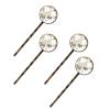 4 Pieces Bobby Pins Hair Clips for Women, Cute Cartoon Elephants Decorative Hairpin Hair Barrettes for Girls, Elegant Brown Hair Accessories view 1