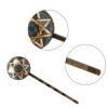 4 PCS Womens Hair Barrettes, Retro Star of David Art Pattern Long Bobby Hair Pins for Girls, Stainless Steel Hair Clips Headwear Styling Tools Hair Accessories view 3