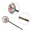 4 PCS Womens Hair Barrettes, a Bouquet of Flowers Pattern Long Bobby Hair Pins for Girls, Stainless Steel Hair Clips Headwear Styling Tools Hair Accessories view 3