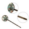 4 Pieces Bobby Pins Hair Clips for Women, Birds on Branch Retro Pattern Decorative Hairpin Hair Barrettes for Girls, Elegant Brown Hair Accessories view 3