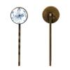 4 Pieces Bobby Pins Hair Clips for Women, Blue Dragonflies Seamless Decorative Hairpin Hair Barrettes for Girls, Elegant Brown Hair Accessories view 2