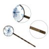 4 Pieces Bobby Pins Hair Clips for Women, Blue Dragonflies Seamless Decorative Hairpin Hair Barrettes for Girls, Elegant Brown Hair Accessories view 3