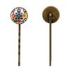 4 PCS Womens Hair Barrettes, Colorful Moroccan Art Pattern Long Bobby Hair Pins for Girls, Stainless Steel Hair Clips Headwear Styling Tools Hair Accessories view 2