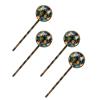4 PCS Womens Hair Barrettes, Pineapples Pattern Long Bobby Hair Pins for Girls, Stainless Steel Hair Clips Headwear Styling Tools Hair Accessories view 1