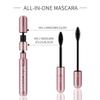 2 in 1 Double-effect 4D Curling Black Mascaras,Waterproof & Smudge Proof Lash Extensions Stereo Lengthening Mascara For Women,Quick-Not Sticky Long Lasting Charming No Clumping(2Pcs) B view 3