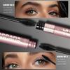 2 in 1 Double-effect 4D Curling Black Mascaras,Waterproof & Smudge Proof Lash Extensions Stereo Lengthening Mascara For Women,Quick-Not Sticky Long Lasting Charming No Clumping(2Pcs) B view 4
