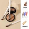 Albeaut Eyeshadow Brush, Angled Nose Contour Brow Bone Highlight Makeup Brush (190 angled shader) view 4
