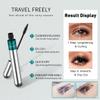 2 in 1 Double-effect 4D Curling Black Mascaras,Waterproof & Smudge Proof Lash Extensions Stereo Lengthening Mascara For Women,Quick-Not Sticky Long Lasting Charming No Clumping(2Pcs) A view 4