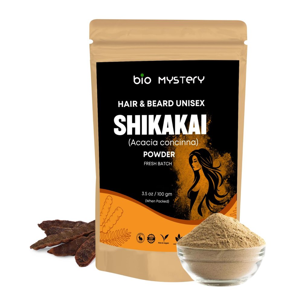 Bio Mystery Shikakai Powder | Acacia concinna for Hair Care 100Gm / 3.5 Oz