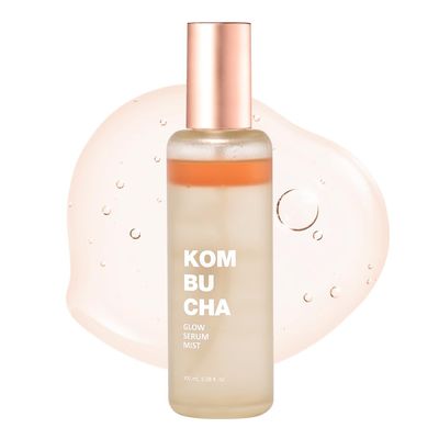 Elishacoy | Kombucha Glow Serum Mist 100 ml / 3.38 fl oz  Fermented Kombucha + Peptide Glow Face Mist, Vegan Hydrating & Radiance Spray for All Skin Types/Best Moisturizer for Sensitive and Dry