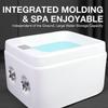 Home Acrylic Footbath, 27L Foot Spa Massage Bucket, Adjustable Temperature, Floor Type Pedicure Bathtub With Foot-operated Drainage Function, Beauty Salon Equipment view 2