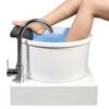 Colorful Acrylic Massage Footbath, Surf Massager Foot Bath Bucket with PU Foot Pads, 2LED Household Integrated Bathtub with 360 Rotatable Water Pipe, Spa Pedicure Bathtub view 1