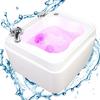 Acrylic Massage Footbath, Bubble Massage Enjoy Foot Bath with 7 Color Lights, Multifunctional Pedicure Bucket Hot & Cold Adjustment, Massage Equipment for Physiotherapy Shop, Health Center view 1
