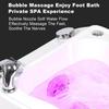 Acrylic Massage Footbath, Bubble Massage Enjoy Foot Bath with 7 Color Lights, Multifunctional Pedicure Bucket Hot & Cold Adjustment, Massage Equipment for Physiotherapy Shop, Health Center view 4