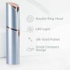 Facial Hair Removal for Women, Painless Hair Removal Device Lady Face Electric Razor for Lip, Chin,arms with USB Rechargeable Included 2 pc Replacement Heads view 2