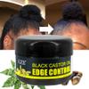 GZE Black Castor Oil Edge Gel Extra Hold Braid, Loc, Twist - Tames Frizz & Controls Edges for Women 4c Hair view 2