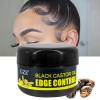 GZE Black Castor Oil Edge Gel Extra Hold Braid, Loc, Twist - Tames Frizz & Controls Edges for Women 4c Hair view 4