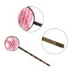 Vintage Hair Pins Set, Electrocardiogram Heart Beat and Pink Hearts Long Bobby Pins Elegant Hair Clip, Stainless Steel Hairpin Barrette for Women Girls (Brown,2.5 Inch) view 3
