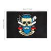 BarberTop 11.81"x17.72" Anti-Slip Flexible Rubber Barber Mat for Stations, Scissors, Salon Tools, Countertop Protection, Sink Mat, Beauty Salon Station Pad (Black+Blue) view 4