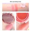 BLUE LOVE Cushion Liquid Blush - Silky Cheek Tint with Mirror, Natural Enhancer for a Radiant Finish, Contours & Highlights for Effortless Elegant (02 Peach Pink) view 3