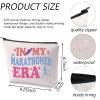 TGBJE Marathon Runners Makeup Bag Running Mom Gift In My Marathoner Era Cosmetic Bag With Zipper Running Lover Gift (Marathoner Era bag) view 2