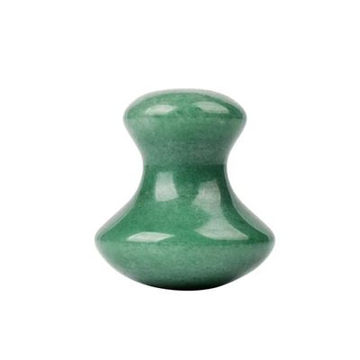1 Pc Jade Mushroom Shape Tool Natural Rose Quartz Jade Stone Gua Sha Facial Eye Neck Skin Scraper SPA Relax Foot Care,Green