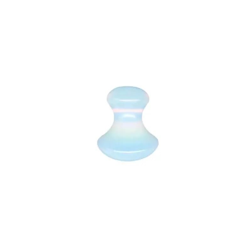 DNSBOND 1 Pc Jade Mushroom Shape Tool Natural Rose Quartz Jade Stone Gua Sha Facial Eye Neck Skin Scraper SPA Relax Foot Care,Protein Color