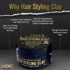 UOG (United One Hair Styling Clay  High Hold, Matte Finish, Non-Greasy & Re-Stylable | Flexible & Easy to Wash Out| Anti-Dandruff Formula for Healthy Hair- 1PC (1 PC) 1 view 3