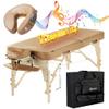Master Massage 30" Phoenix TT Massage Table Beauty Bed Package with Extra MusicMaster Universal/Cresenct Sound Face Cradle Cushion- Otter view 1