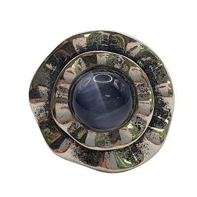 cat Eyes Gray Mineral Healing Stone Crystal geofossiles RG700-14